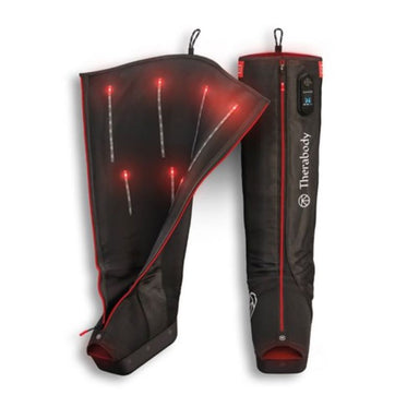 Compression recovery boots for post-workout muscle recovery