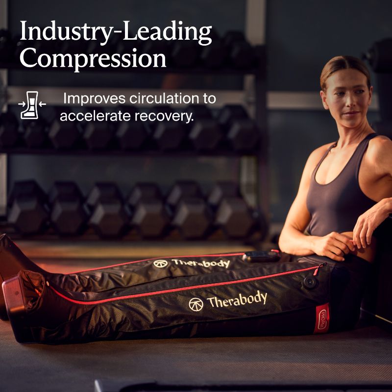 Therbody JetBoots Pro Plus leg recovery compression boots improve circulation and accelerate recovery