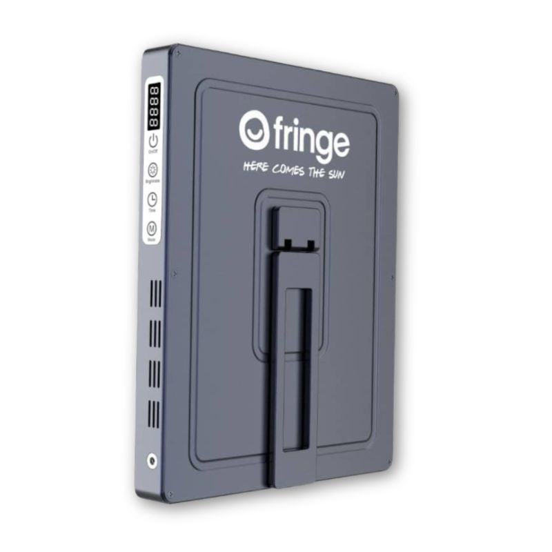 Gray Fringe Red Light Panel