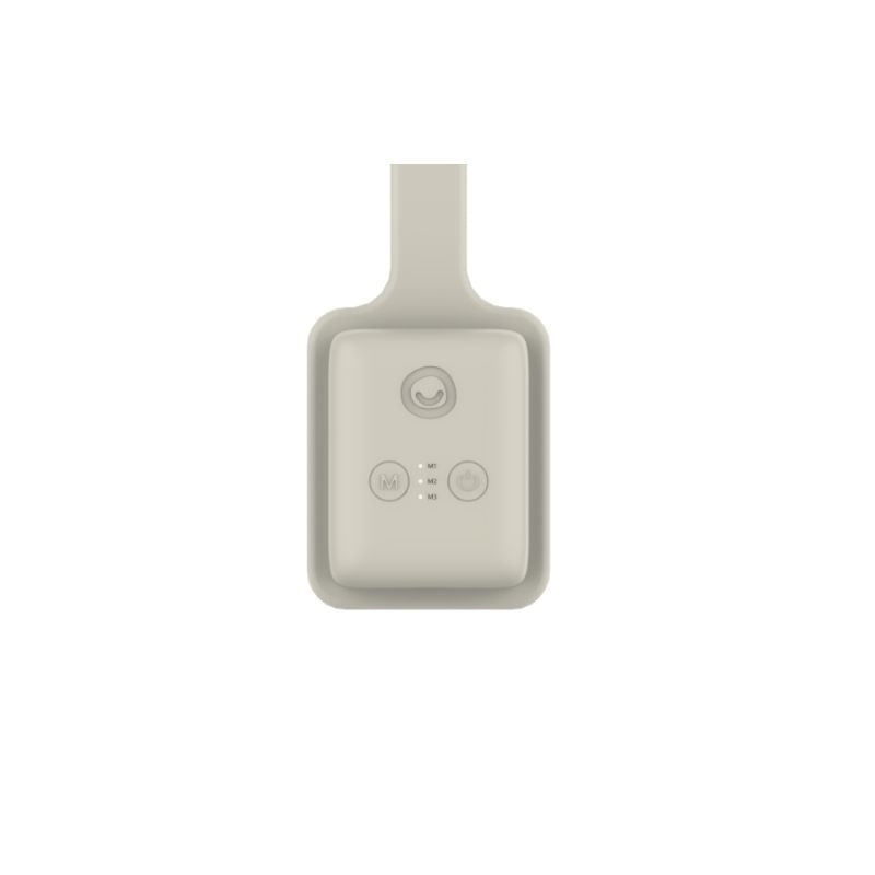 Fringe Red Light Therapy Face Mask control buttons.