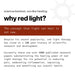Text explaining the science behind red light therapy.