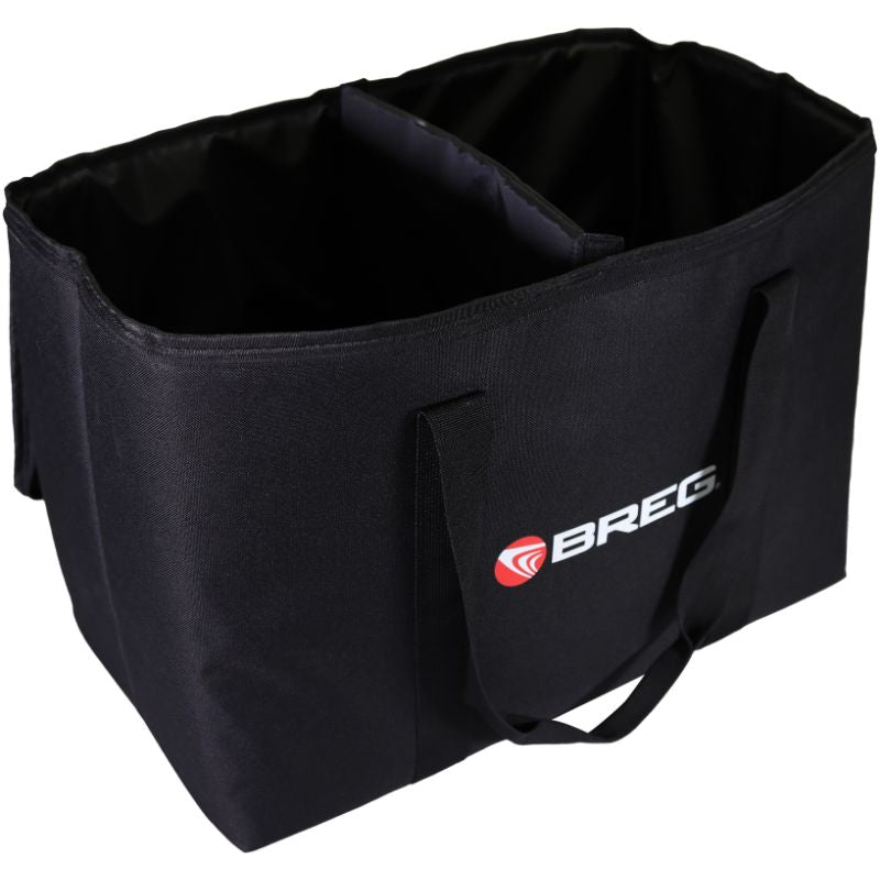 Black bag with Breg logo.