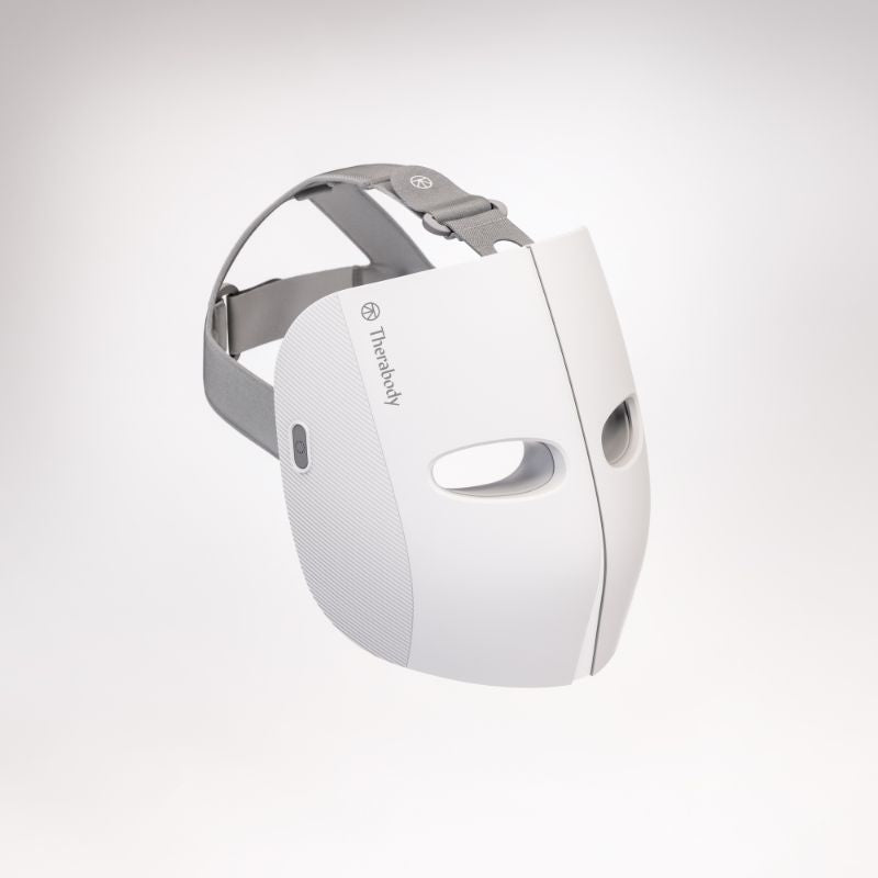 White Therabody Theraface LED Mask.
